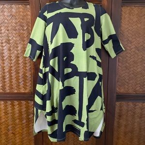 ALEMBIKA “URBAN” - Graffiti Midi Dress Size 5(14W-16W) NWT